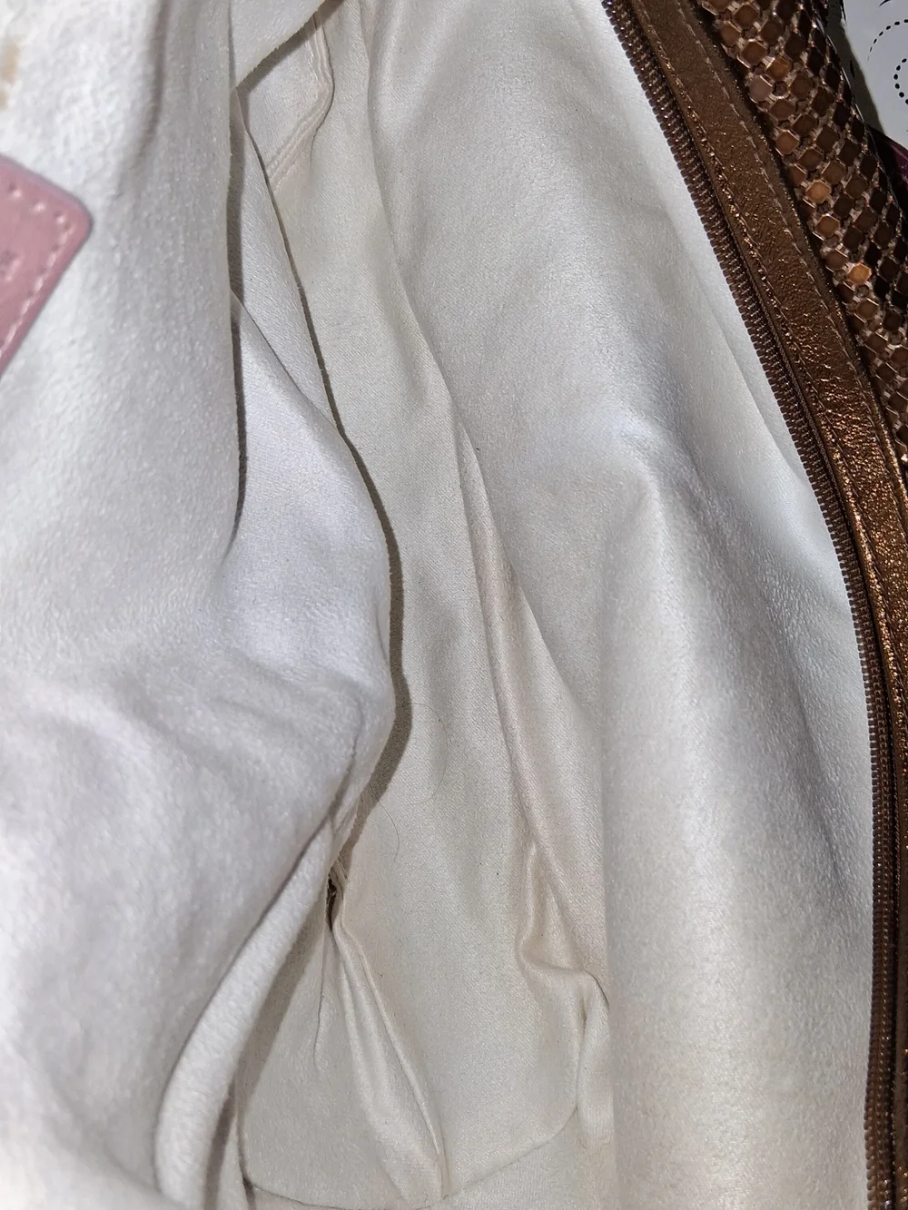 Metallic Brown Sequin Hobo Bag